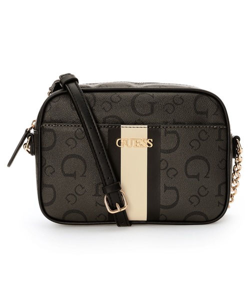 Guess(ゲス)の「BRECKEN Mini Crossbody(ショルダーバッグ・レディース・ピンク/ブラウン/ダークグレー・ONE SIZE)」の2枚目の写真