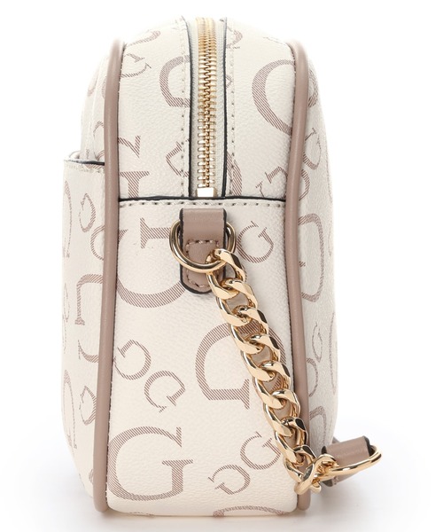 Guess(ゲス)の「BRECKEN Mini Crossbody(ショルダーバッグ・レディース・ピンク/ブラウン/ダークグレー・ONE SIZE)」の11枚目の写真