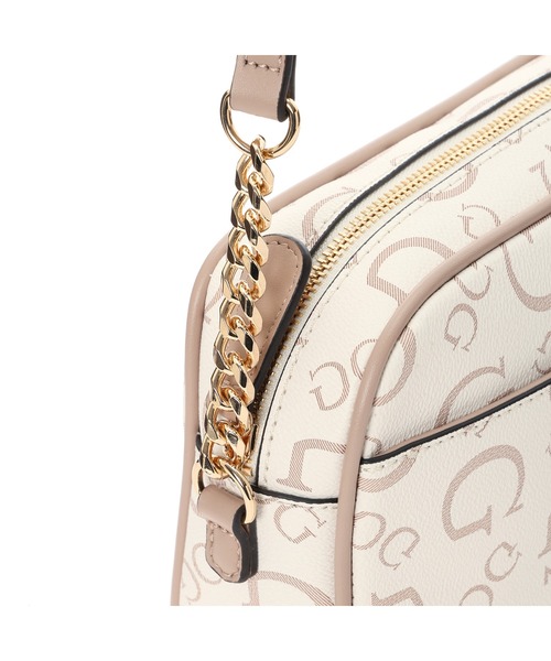 Guess(ゲス)の「BRECKEN Mini Crossbody(ショルダーバッグ・レディース・ピンク/ブラウン/ダークグレー・ONE SIZE)」の8枚目の写真