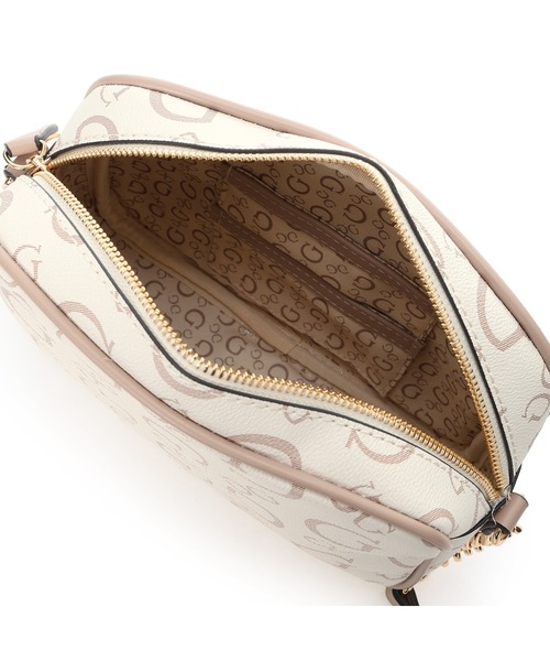 Guess(ゲス)の「BRECKEN Mini Crossbody(ショルダーバッグ・レディース・ピンク/ブラウン/ダークグレー・ONE SIZE)」の5枚目の写真