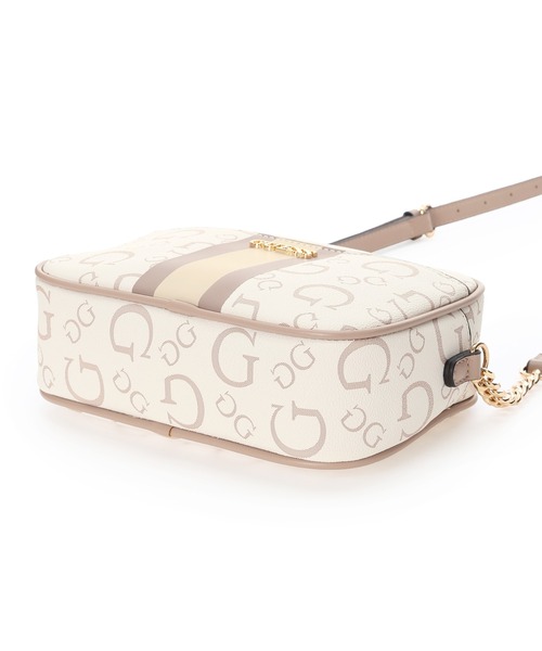 Guess(ゲス)の「BRECKEN Mini Crossbody(ショルダーバッグ・レディース・ピンク/ブラウン/ダークグレー・ONE SIZE)」の4枚目の写真