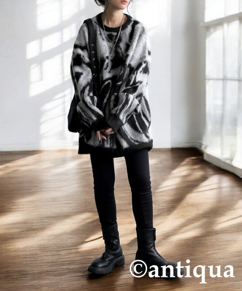 ジャガードニット（ニット/セーター）｜antiqua（アンティカ）