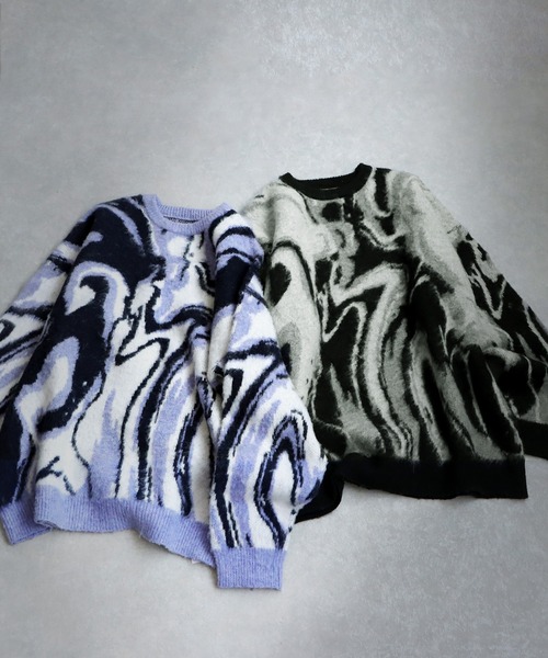 ジャガードニット（ニット/セーター）｜antiqua（アンティカ）