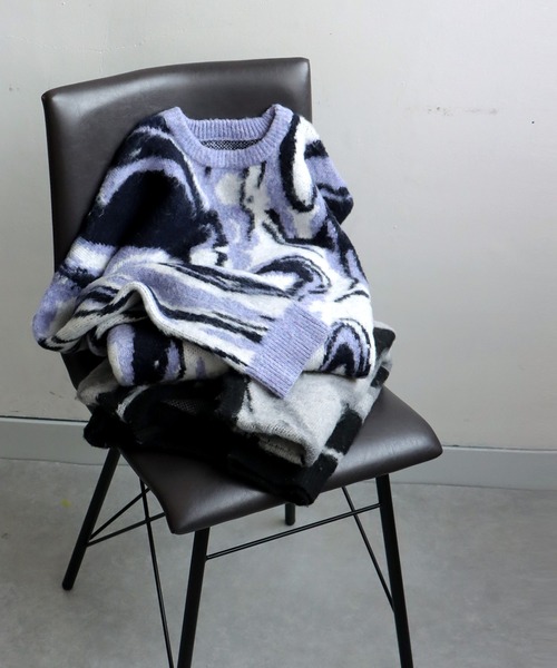 ジャガードニット（ニット/セーター）｜antiqua（アンティカ）