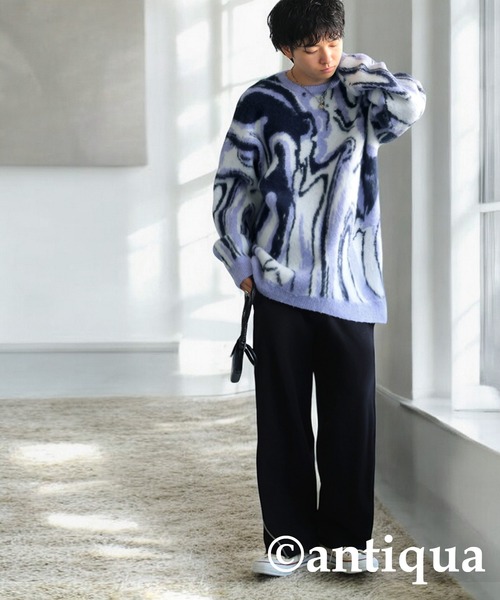 ジャガードニット（ニット/セーター）｜antiqua（アンティカ）