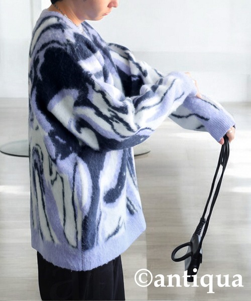 ジャガードニット（ニット/セーター）｜antiqua（アンティカ）