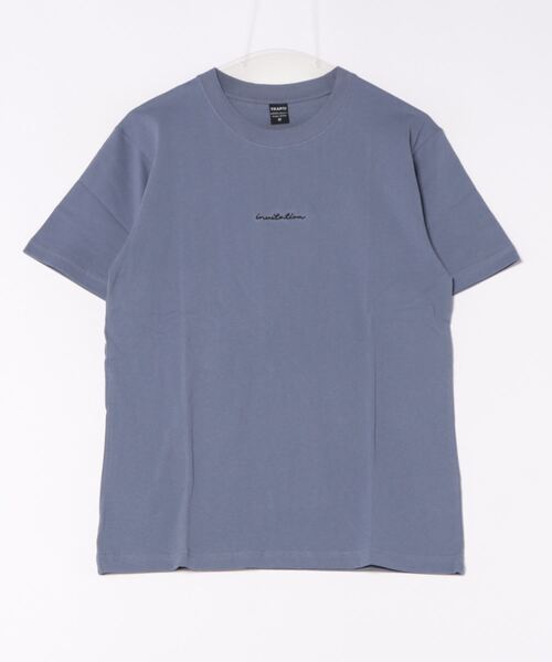 ARCHIVER(アーカイバ)の「【69】【ミドルウェイト】刺繍ショートスリーブ コットンTシャツ(Tシャツ/カットソー・レディース・ホワイト/ブラック/ブルー系・MEDIUM/LARGE)」の3枚目の写真