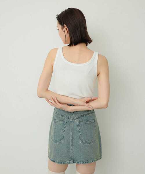 SENSE OF PLACE by URBAN RESEARCH（センスオブプレイスバイアーバンリサーチ）の「プレートピグメントタンクトップ（タンクトップ・レディース・ピンク/グレー/オフホワイト・S/ONE）」の6枚目の写真