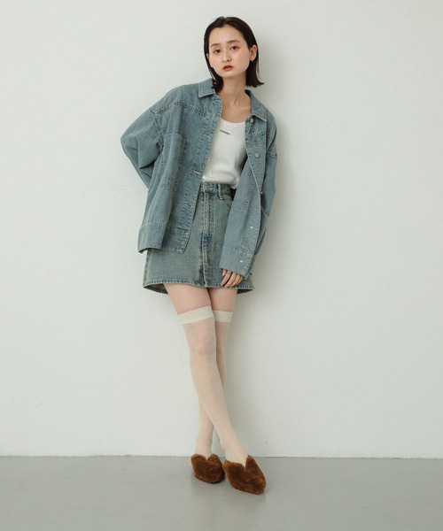 SENSE OF PLACE by URBAN RESEARCH（センスオブプレイスバイアーバンリサーチ）の「プレートピグメントタンクトップ（タンクトップ・レディース・ピンク/グレー/オフホワイト・S/ONE）」の8枚目の写真