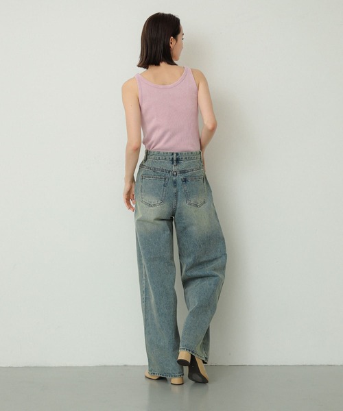 SENSE OF PLACE by URBAN RESEARCH（センスオブプレイスバイアーバンリサーチ）の「プレートピグメントタンクトップ（タンクトップ・レディース・ピンク/グレー/オフホワイト・S/ONE）」の15枚目の写真