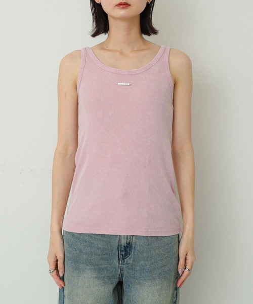 SENSE OF PLACE by URBAN RESEARCH（センスオブプレイスバイアーバンリサーチ）の「プレートピグメントタンクトップ（タンクトップ・レディース・ピンク/グレー/オフホワイト・S/ONE）」の16枚目の写真