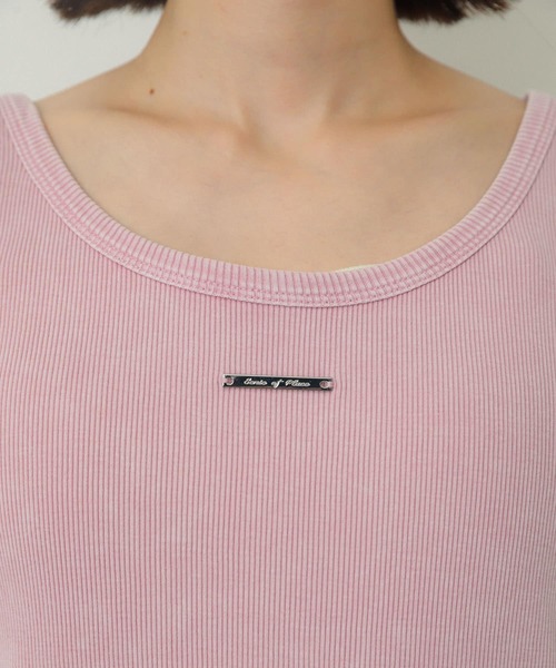 SENSE OF PLACE by URBAN RESEARCH（センスオブプレイスバイアーバンリサーチ）の「プレートピグメントタンクトップ（タンクトップ・レディース・ピンク/グレー/オフホワイト・S/ONE）」の19枚目の写真