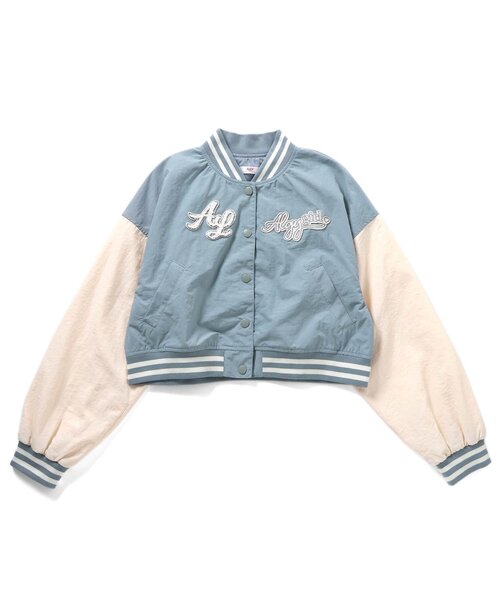 algy（アルジー）の「タンタケスタジャン（スタジャン・キッズ・サックスブルー/アイボリー/ブラック・SMALL/MEDIUM/X-SMALL/XX-SMALL）」の3枚目の写真