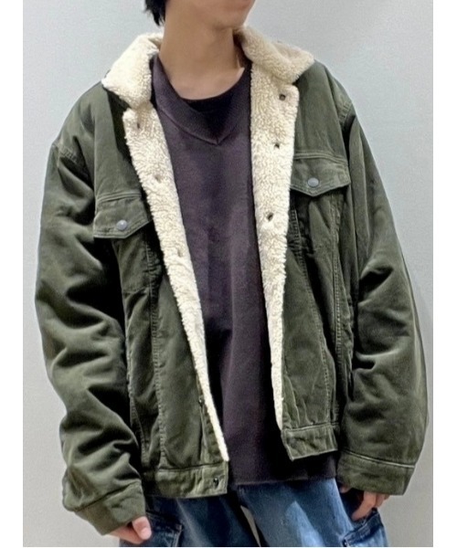 GAP（ギャップ）の「ボア裏地 アイコン コーデュロイジャケット