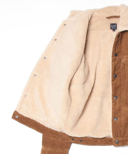 GAP（ギャップ）の「ボア裏地 アイコン コーデュロイジャケット 