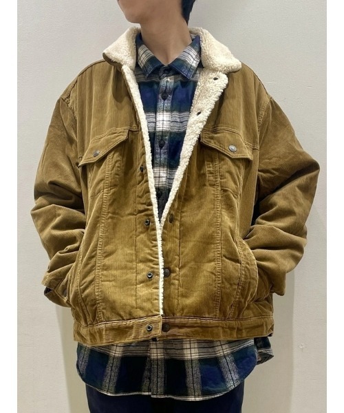 GAP（ギャップ）の「ボア裏地 アイコン コーデュロイジャケット