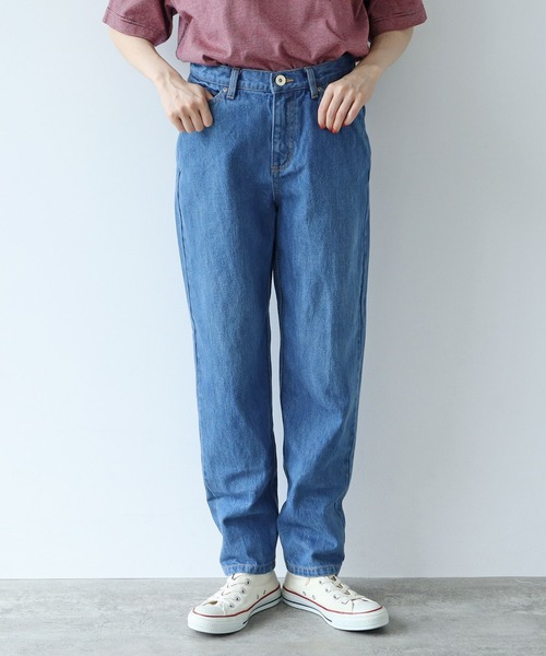 PAR ICI(パーリッシィ)の「12.5OZデニム ジョッパーパンツ(デニムパンツ・レディース・ネイビー/サックスブルー・S/M)」の11枚目の写真