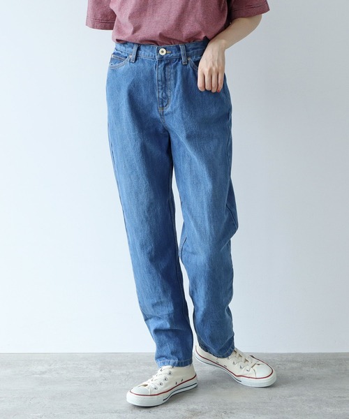 PAR ICI(パーリッシィ)の「12.5OZデニム ジョッパーパンツ(デニムパンツ・レディース・ネイビー/サックスブルー・S/M)」の12枚目の写真