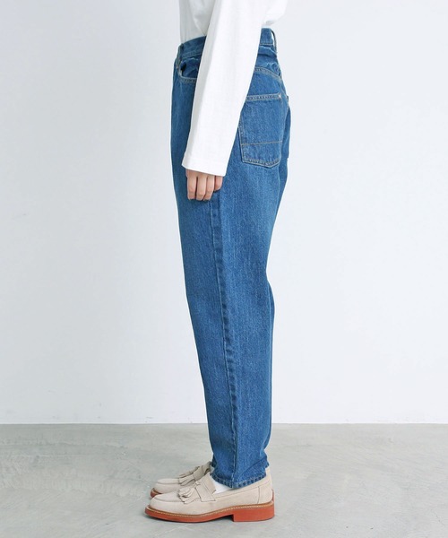 PAR ICI(パーリッシィ)の「12.5OZデニム ジョッパーパンツ(デニムパンツ・レディース・ネイビー/サックスブルー・S/M)」の22枚目の写真