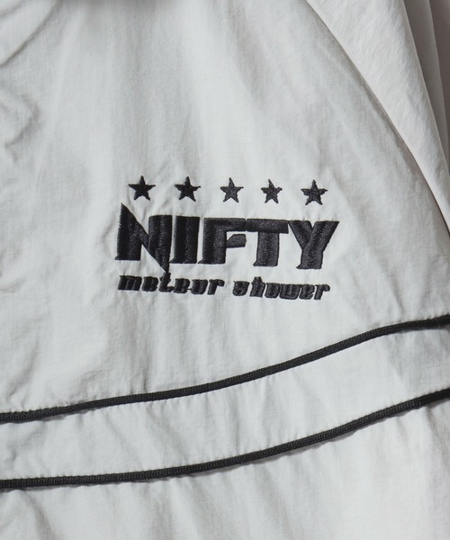 SITRY（シトリー）の「Nylon Track Jacket/オーバーサイズ ユニフォームデザイン ブロークコア 切替 ナイロンジャケット トラックジャケット ブルゾン（ナイロンジャケット・メンズ・チャコール/ネイビー/ブラック/ホワイト/グレー/ブラック系その他/ブルー系その他・M/L）」の15枚目の写真