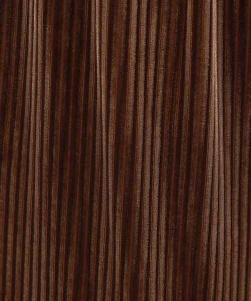 LAKOLE（ラコレ）の「ベロアリブナロースカート / 148118（スカート・レディース・アイボリー/ブラック/グレー/モカ・FREE）」の19枚目の写真