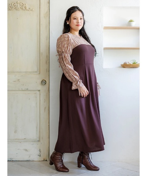 レディース ワンピース レトロ レトロワンピース 女子ワンピ