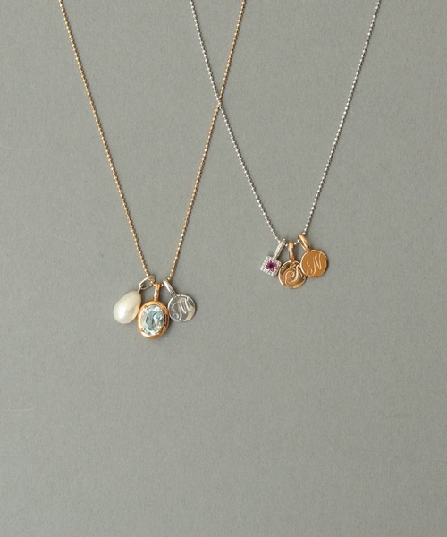 La mascotte 18K 　カメオと淡水パールのチャーム La mascotte 18K カメオと淡水パールのチャーム