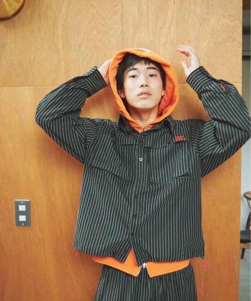 common gull products.（コモンガルプロダクツ）の「四角いシャツ（シャツ/ブラウス・レディース・ブラック/ブルー/ホワイト/パープル・MEDIUM/LARGE）」の17枚目の写真