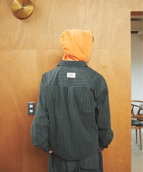 common gull products.（コモンガルプロダクツ）の「四角いシャツ（シャツ/ブラウス・レディース・ブラック/ブルー/ホワイト/パープル・MEDIUM/LARGE）」の20枚目の写真