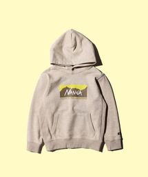 NANGA（ナンガ）の「NANGA/ナンガ ECO HYBRID BOX LOGO KIDS SWEAT HOODIEエコハイブリットボックスロゴフーディキッズ（パーカー）」