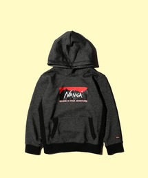 NANGA（ナンガ）の「NANGA/ナンガ ECO HYBRID BOX LOGO KIDS SWEAT HOODIEエコハイブリットボックスロゴフーディキッズ（パーカー）」