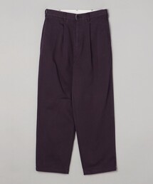 coen | ウォッシュドストレッチワイドチノパンツ(チノパンツ)