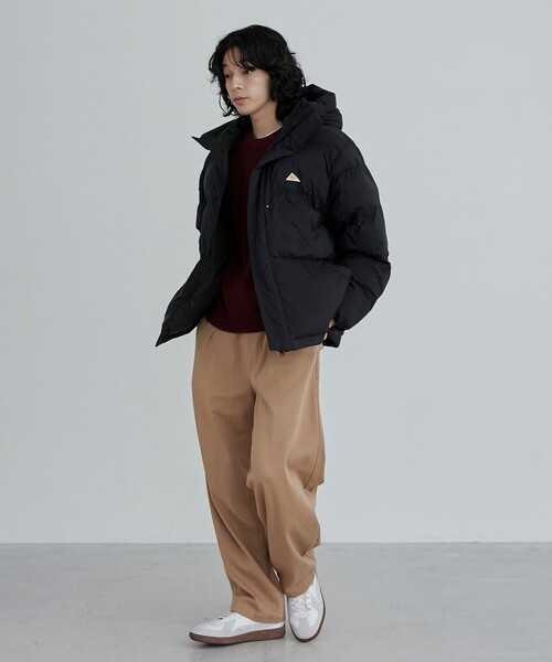 coen（コーエン）の「ウォッシュドストレッチワイドチノパンツ（チノパンツ・メンズ・ベージュ/パープル/ネイビー・M/L/XL）」の13枚目の写真