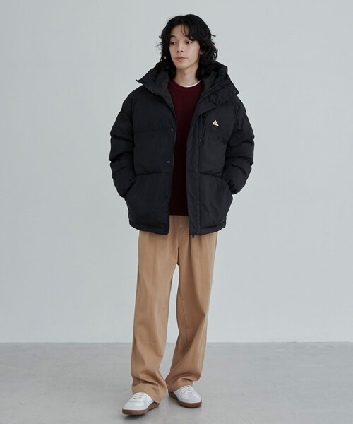 coen（コーエン）の「ウォッシュドストレッチワイドチノパンツ（チノパンツ・メンズ・ベージュ/パープル/ネイビー・M/L/XL）」の15枚目の写真