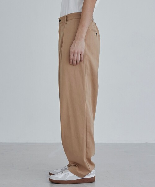 coen（コーエン）の「ウォッシュドストレッチワイドチノパンツ（チノパンツ・メンズ・ベージュ/パープル/ネイビー・M/L/XL）」の17枚目の写真