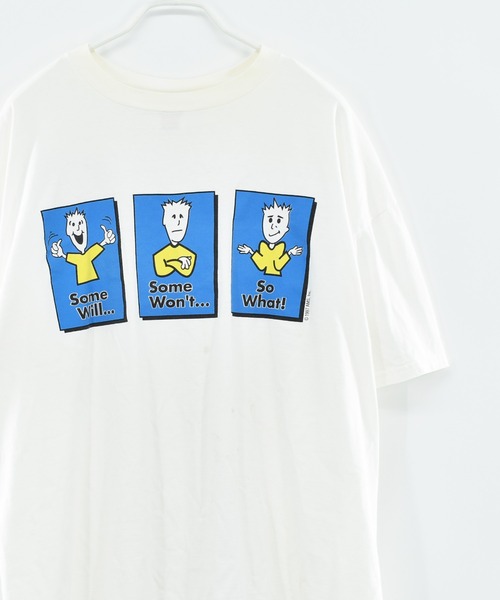 【ヴィンテージ古着】90\'s Some Will Some Won\'t So What! プリントTシャツ(Tシャツ/カットソー)|VINTAGE(ヴィンテージ)