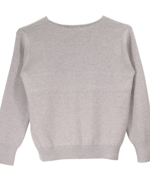 TOKYO SHIRTS(トウキョウシャツ)の「ベーシックVネックニットプルオーバー(ニット/セーター・レディース・ブラウン/ネイビー/グレー・M/L/LL)」の6枚目の写真