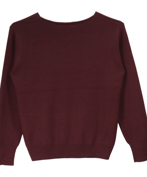 TOKYO SHIRTS(トウキョウシャツ)の「ベーシックVネックニットプルオーバー(ニット/セーター・レディース・ブラウン/ネイビー/グレー・M/L/LL)」の10枚目の写真