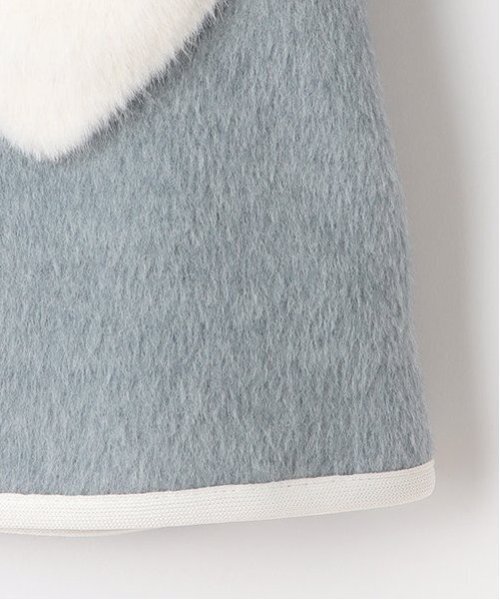 petit main(プティマイン)の「ファー衿ハートポケットコート(ステンカラーコート・キッズ・ライトベージュ/グレー/ネイビー・90cm/80cm/100cm/110cm/120cm/130cm)」の13枚目の写真