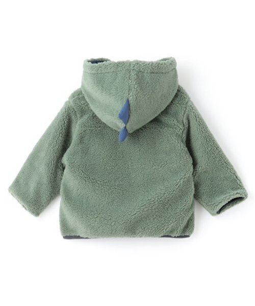 kladskap（クレードスコープ）の「恐竜リバーシブルボアブルゾン（ブルゾン・キッズ・ベージュ/カーキ・90cm/100cm/110cm/120cm/130cm）」の10枚目の写真