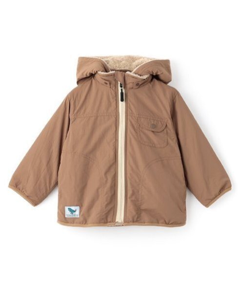 kladskap（クレードスコープ）の「恐竜リバーシブルボアブルゾン（ブルゾン・キッズ・ベージュ/カーキ・90cm/100cm/110cm/120cm/130cm）」の11枚目の写真