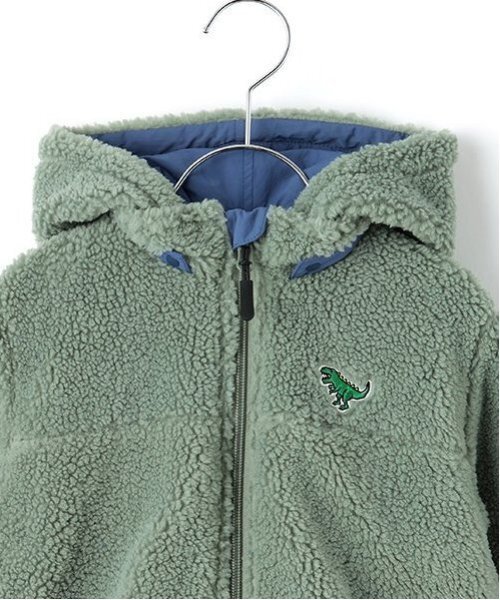 kladskap（クレードスコープ）の「恐竜リバーシブルボアブルゾン（ブルゾン・キッズ・ベージュ/カーキ・90cm/100cm/110cm/120cm/130cm）」の14枚目の写真