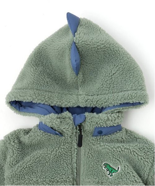 kladskap（クレードスコープ）の「恐竜リバーシブルボアブルゾン（ブルゾン・キッズ・ベージュ/カーキ・90cm/100cm/110cm/120cm/130cm）」の16枚目の写真