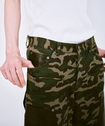 Camphor wood カモレザーダブルニーバギーパンツ 様専用】Camphor wood