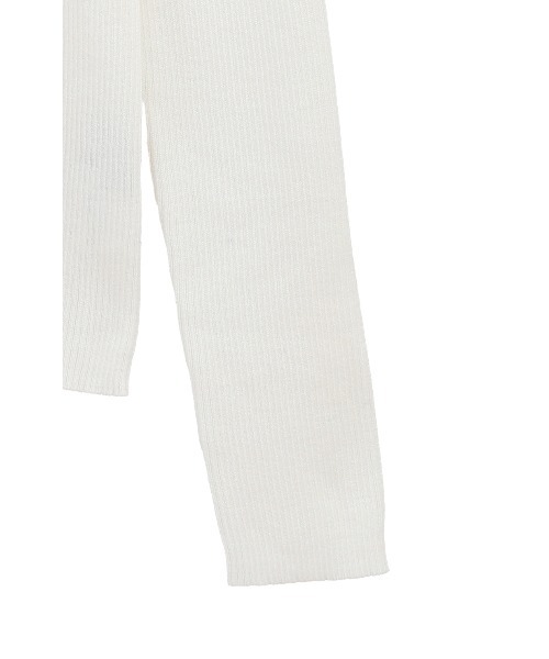 CLANE（クラネ）の「W FACE BUTTON KNIT TOPS（ニット/セーター・レディース・ブラック/グリーン/ホワイト・1/2）」の10枚目の写真