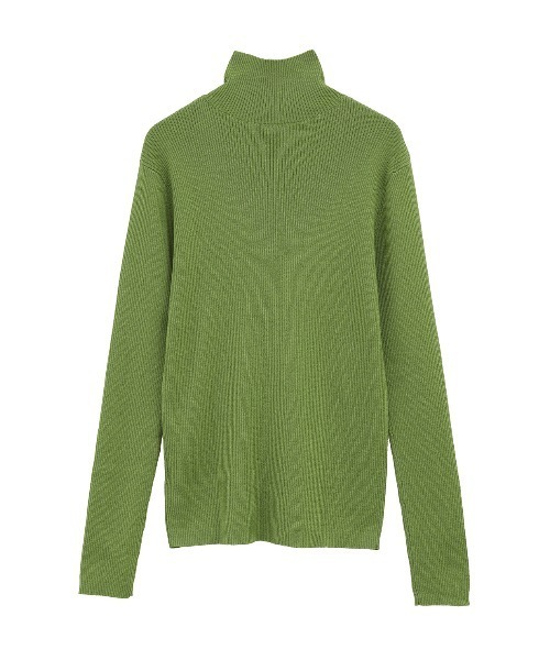 CLANE（クラネ）の「W FACE BUTTON KNIT TOPS（ニット/セーター・レディース・ブラック/グリーン/ホワイト・1/2）」の21枚目の写真