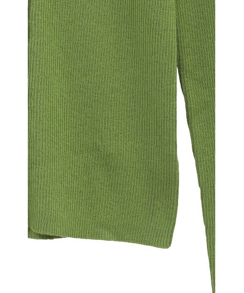 CLANE（クラネ）の「W FACE BUTTON KNIT TOPS（ニット/セーター・レディース・ブラック/グリーン/ホワイト・1/2）」の18枚目の写真