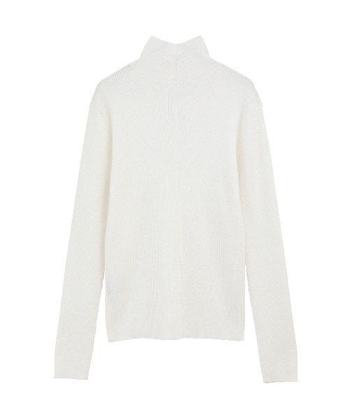 CLANE（クラネ）の「W FACE BUTTON KNIT TOPS（ニット/セーター・レディース・ブラック/グリーン/ホワイト・1/2）」の12枚目の写真