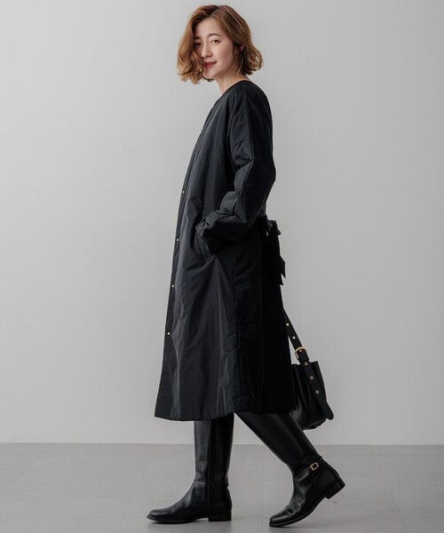 セール】【撥水加工】中綿 パデット ドルマンコート（ダウンジャケット