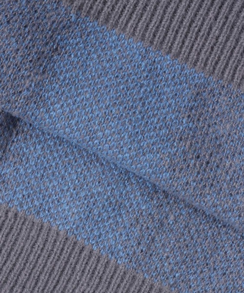 SITRY(シトリー)の「Checkered Pattern Knit Pullover/オーバーサイズ チェッカー柄 ニット セーター(ニット/セーター・メンズ・ブラック系その他/ブルー系その他/グレー系その他・M/L)」の8枚目の写真